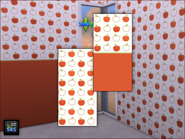 Sims 4 4 wall sets for kids by Mabra at Arte Della Vita