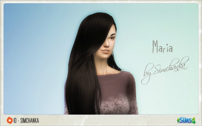 Sims 4 Maria by Simchanka at ihelensims