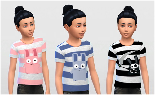 Sims 4 Bunny fashion for kids at Jorgha Haq