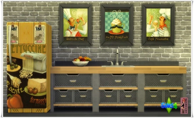 Sims 4 Cool Fridge & Kitchen Pictures at Annett’s Sims 4 Welt