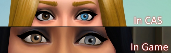 Sims 4 Heterochromia (different eyes) at Tukete