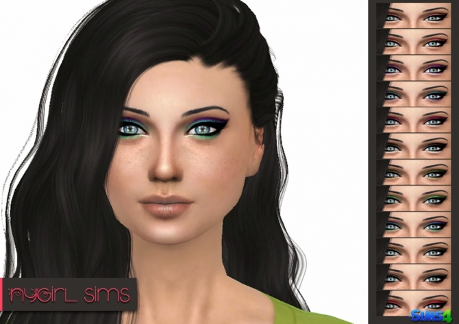 Sims 4 Eye Shadow N01 at NyGirl Sims