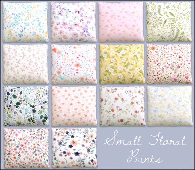 Sims 4 Floral cushions at Martine’s Simblr