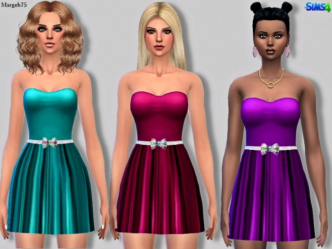 Sims 4 Zara Dress by Margie at Sims Addictions