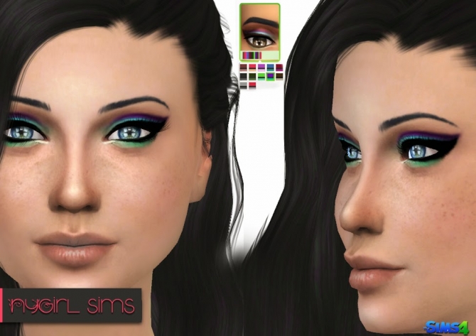 Sims 4 Eye Shadow N01 at NyGirl Sims
