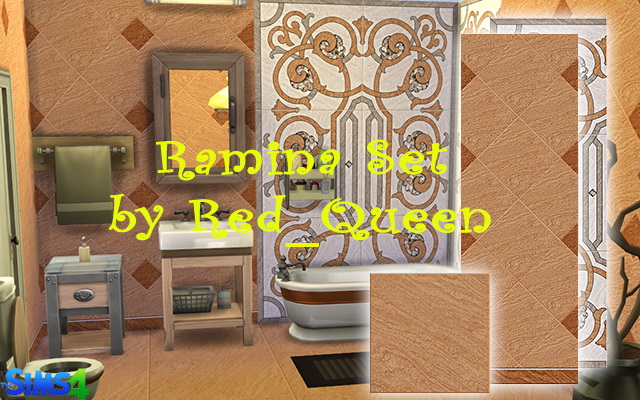 Sims 4 Ramina tile set by Red Queen at ihelensims