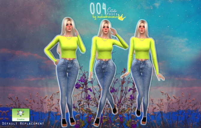 Sims 4 004 Cas poses at In a bad Romance