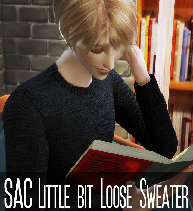 Sims 4 Little bit loose sweater at SAC