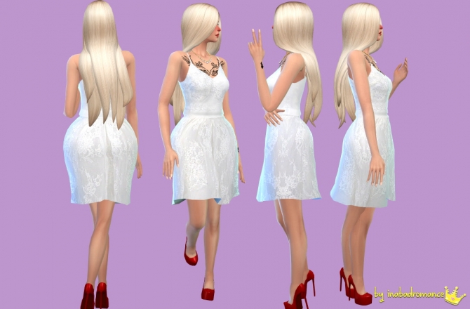 Sims 4 003 Cas poses at In a bad Romance