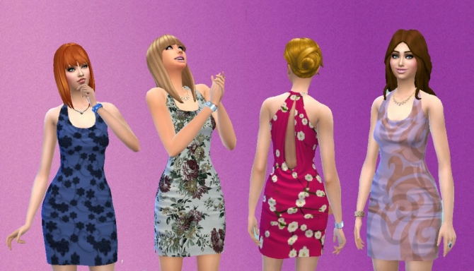 Sims 4 Subtle Dress at My Stuff