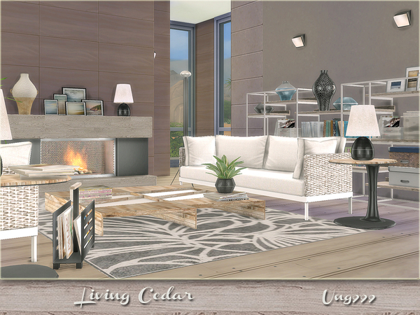 Sims 4 Living Cedar by ung999 at TSR
