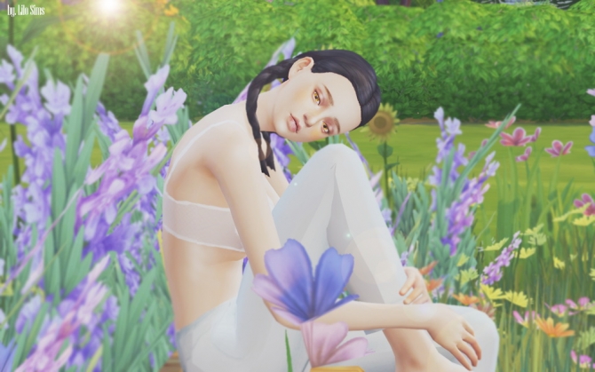 Sims 4 SIT AND STARE poses at LILO Sims4