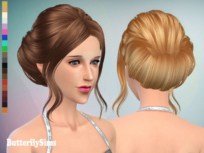 Sims 4 Hair 085 (Pay) by YOYO at Butterfly Sims