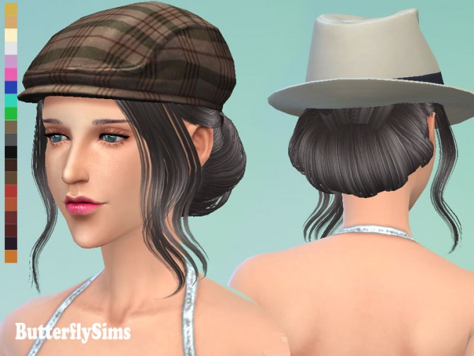 Sims 4 Hair 085 (Pay) by YOYO at Butterfly Sims
