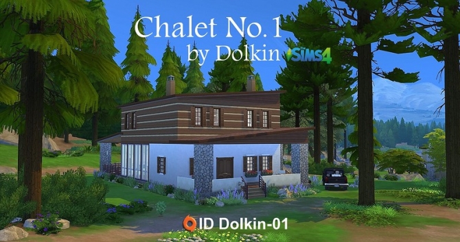 Sims 4 Chalet No.1 by Dolkin at ihelensims
