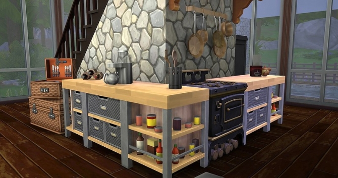 Sims 4 Chalet No.1 by Dolkin at ihelensims