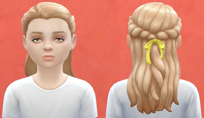 OR child hair base game compatible at Pickypikachu » Sims 4 Updates