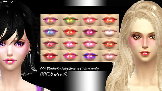 Sims 4 Jelly Gloss Lipstick Candy at Studio K Creation