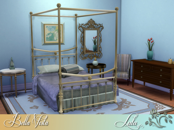 Sims 4 Bella Vista Bedroom by Lulu265 at TSR