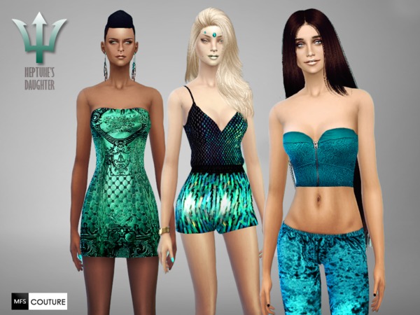 Sims 4 MFS Neptunes Daughter Collection at TSR