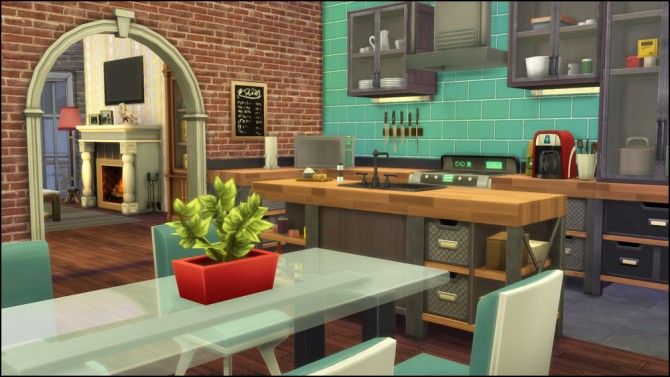 Sims 4 Downtown apartments at Martine’s Simblr