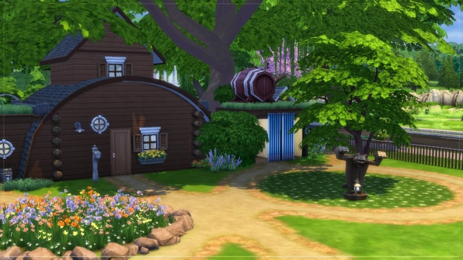 Sims 4 Masha and the Bear house by fatalist at ihelensims