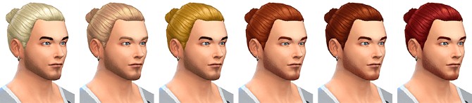 Sims 4 Bun for males at Simsontherope
