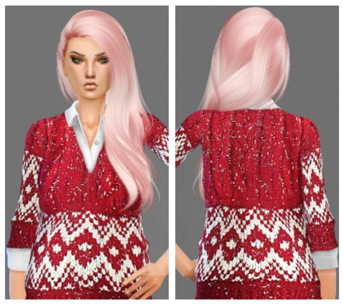 Sims 4 Alessos Anchor hair retexture at Artemis Sims