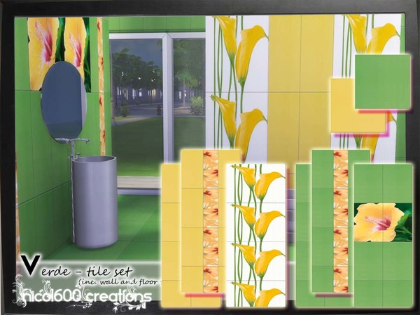 Sims 4 Verde tile set by nicol600 at TSR