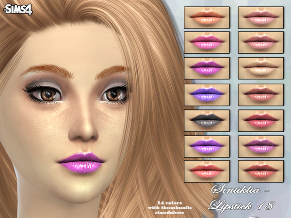 Sims 4 Lipstick 18 by Sintiklia at TSR