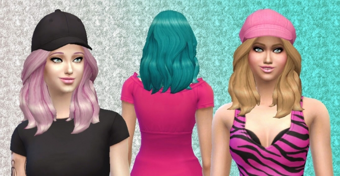 Sims 4 Storm hair edit at My Stuff