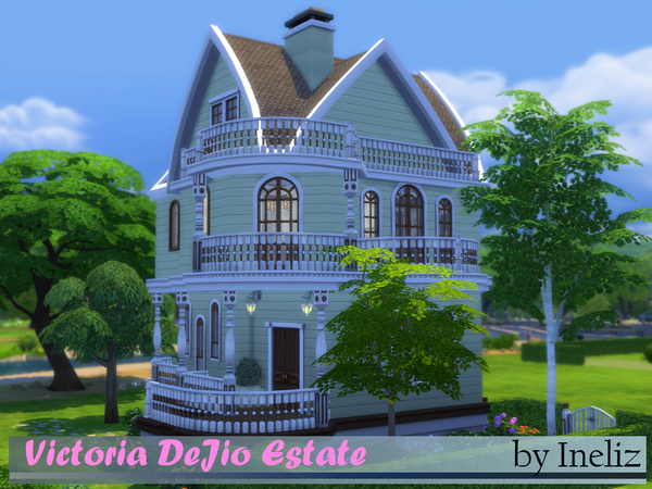 Sims 4 Victoria DeJio Estate by Ineliz at TSR