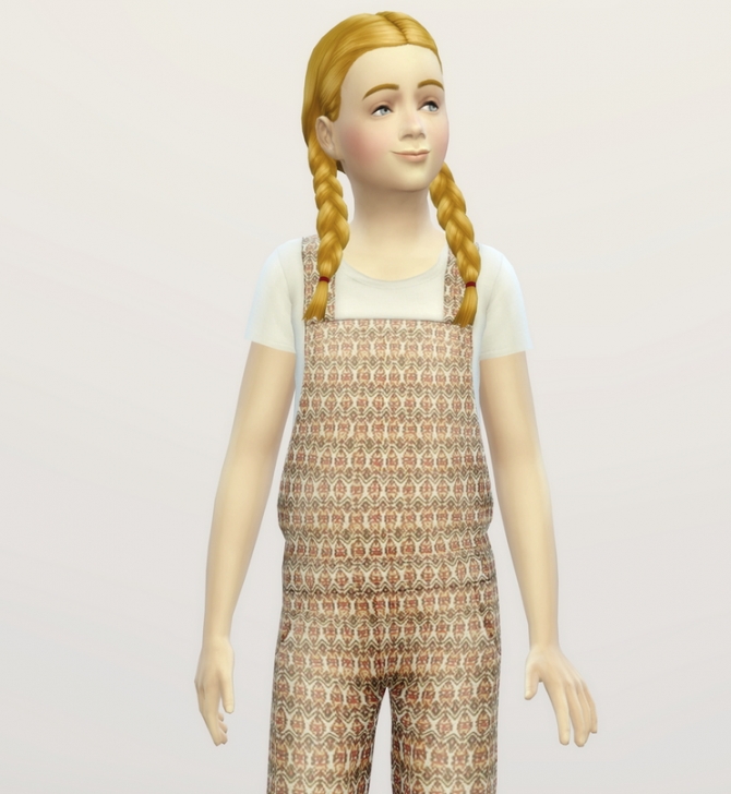 Sims 4 Overalls for kids at Rusty Nail