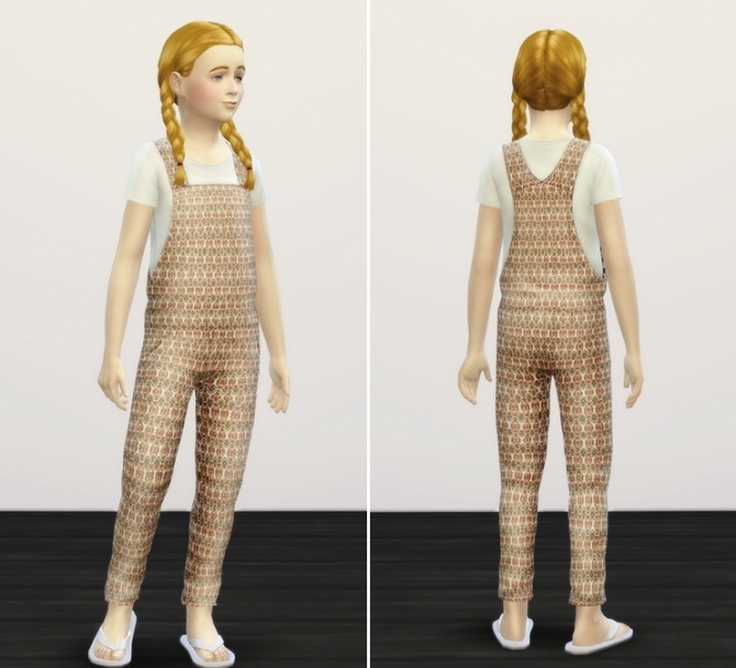 Sims 4 Overalls for kids at Rusty Nail