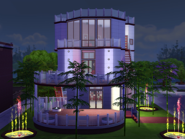 Sims 4 Crimson Dance Nightclub by Ineliz at TSR