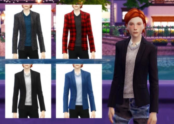 Sims 4 Tops for both genders at OPB