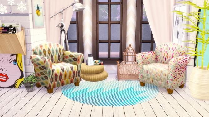 Sims 4 Quirky Cute Armchairs at Simkea