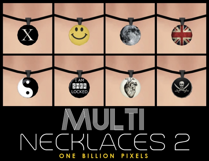 Sims 4 Multi Necklaces 2 at One Billion Pixels
