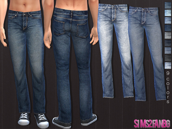 Sims 4 Male jeans by sims2fanbg at TSR