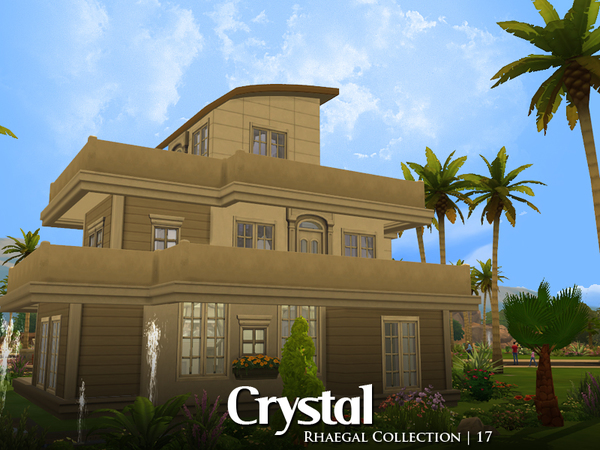 Sims 4 Crystal house by Rhaegal at TSR