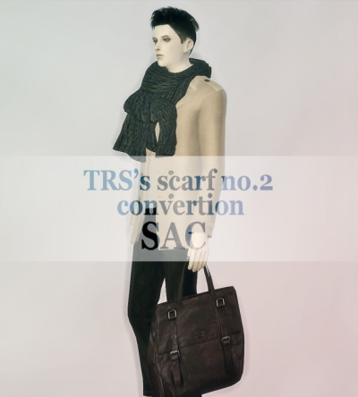 Sims 4 TRS’s scarf no.2 conversion at SAC