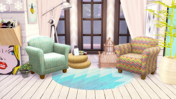 Sims 4 Quirky Cute Armchairs at Simkea