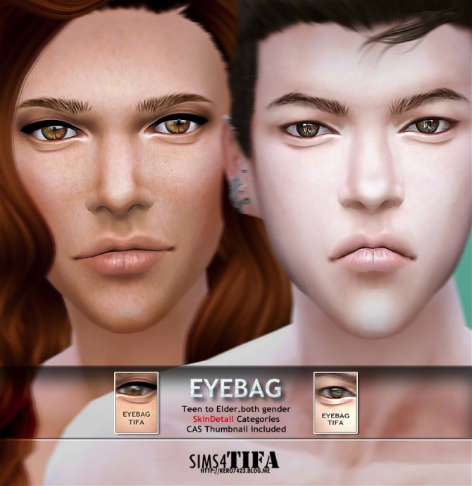 Sims 4 Eyebag at Tifa Sims