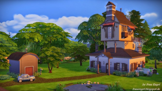 Sims 4 The Weasleys´ house by Julia Engel at Frau Engel