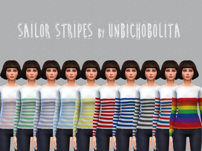 Sims 4 Sailor Stripes Collection at Un bichobolita