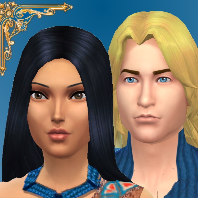Sims 4 Pocahontas & John Smith by mickeymouse254 at Mod The Sims