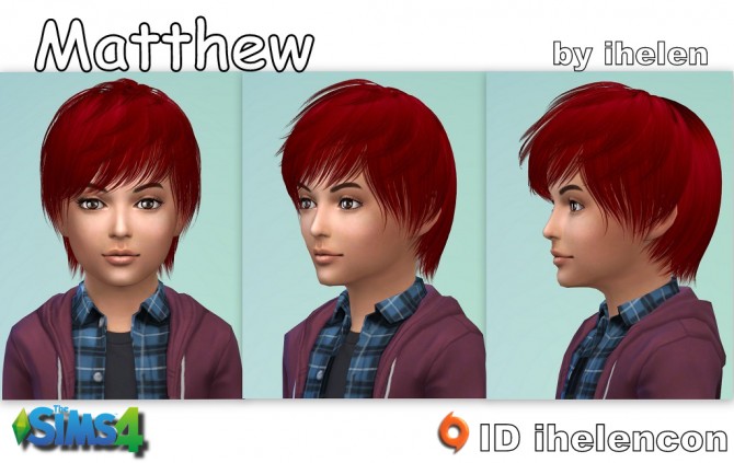 Sims 4 Matthew by ihelen at ihelensims