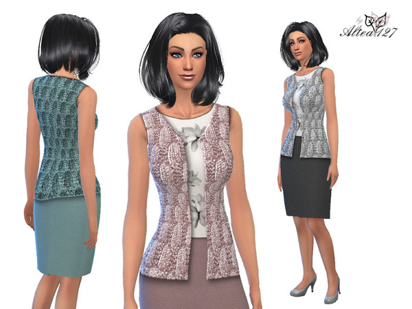 Sims 4 Melody dress by Altea127 at TSR