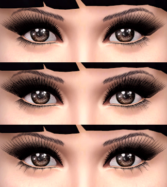 Sims 4 Extremely Long Eyelashes at NotEgain