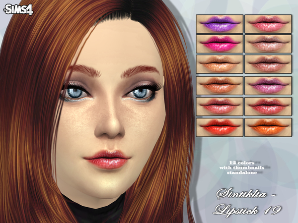 Sims 4 Lipstick 19 by Sintiklia at TSR